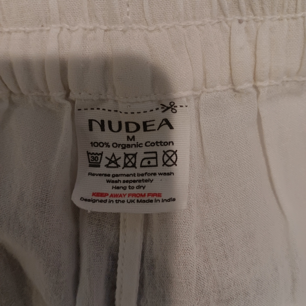 Nudea Organic Cotton The Classic Trouser - Cotton White